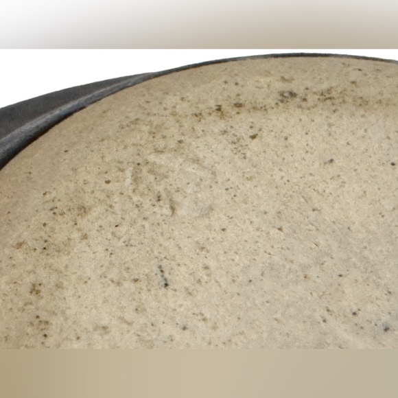 Vintage Japanese Modern Ikebana Stoneware Gray Signed Small Quality Vase EUC - Picture 11 of 12